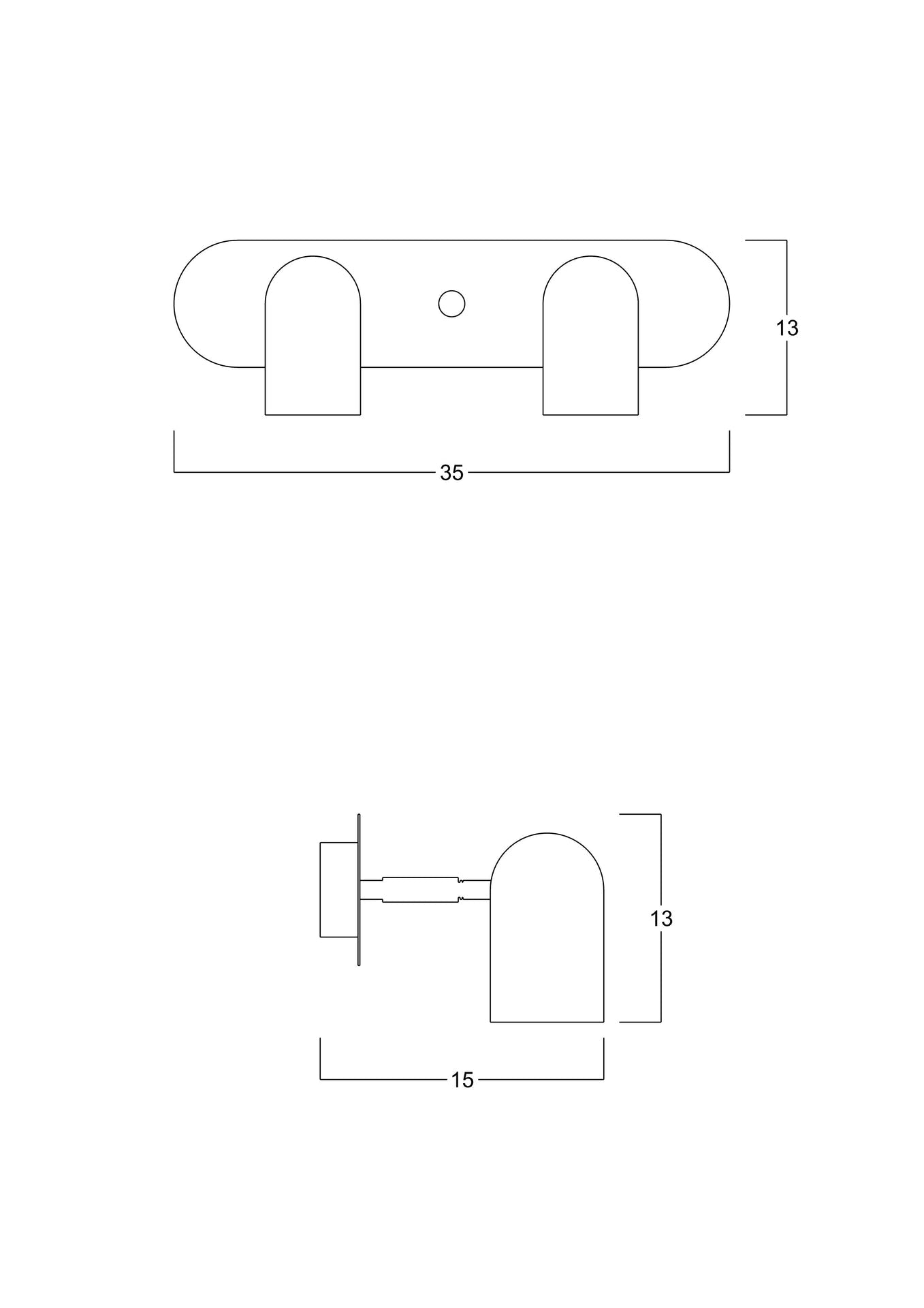 İkili Lazer Spot Serisi / Mat Bakır