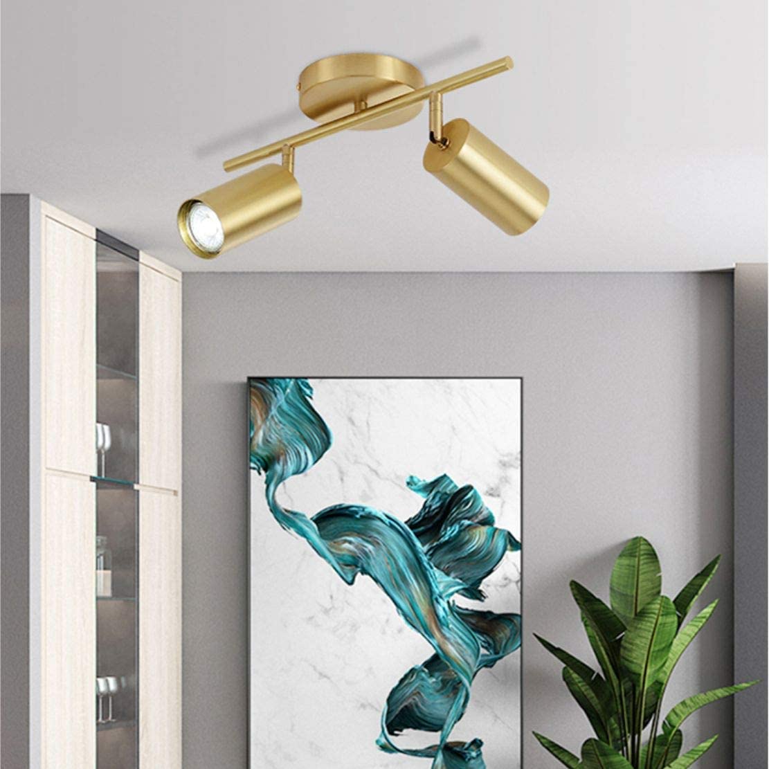 Kovan Spot 4'lü - Mat Pirinç