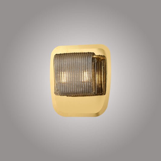 Daisy Kesik Füme Cam Aplik