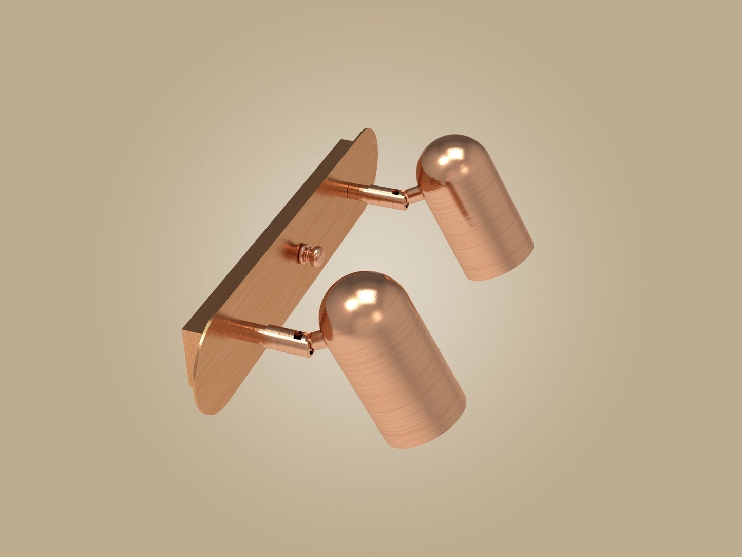 İkili Lazer Spot Serisi / Mat Bakır