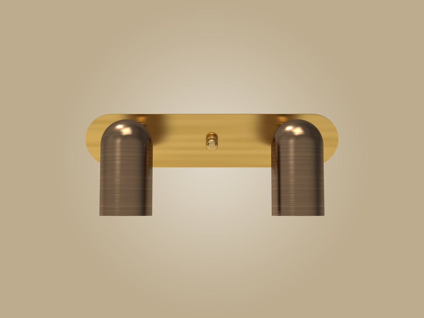 İkili Lazer Spot Serisi / Mat Pirinç