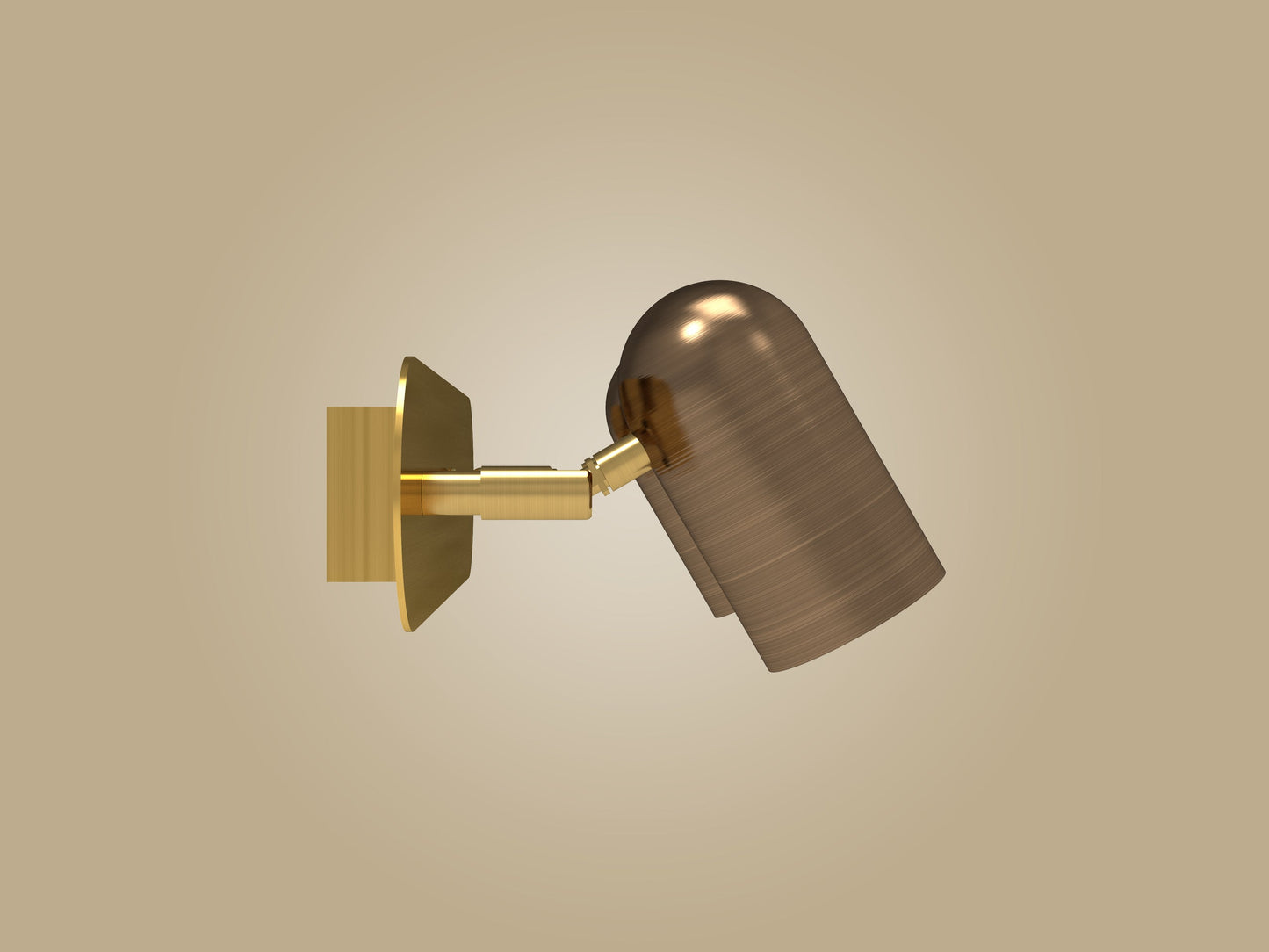 İkili Lazer Spot Serisi / Mat Pirinç